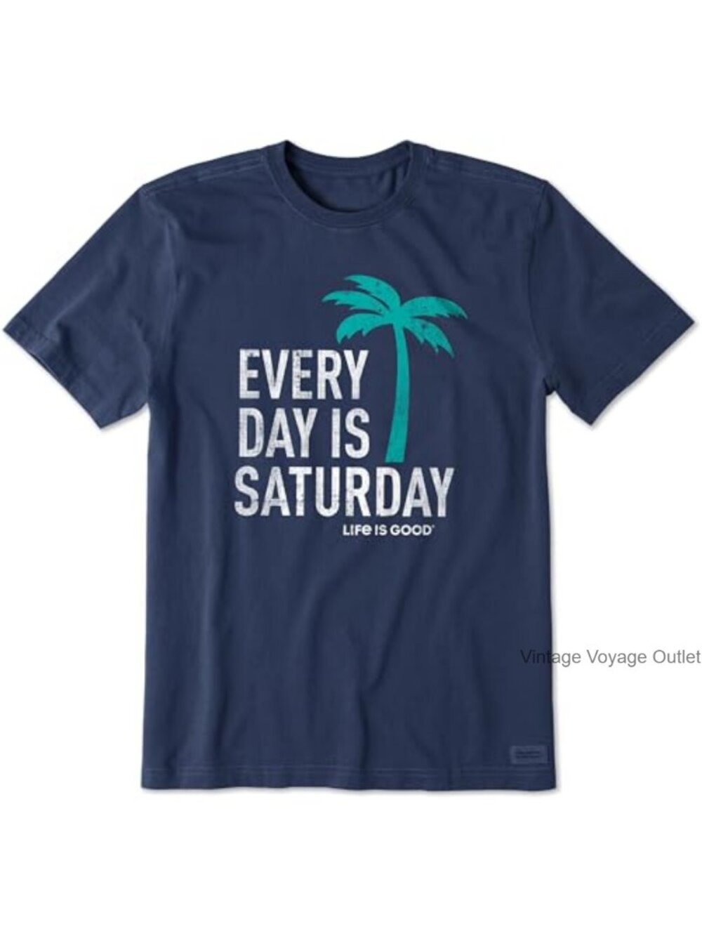 Men's Cotton Graphic Tee, Short Sleeve Crew Neck, Relaxed Fit